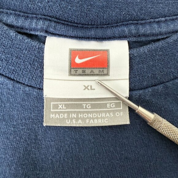 Nike 2006 Cleveland Indians MLB Navy Blue Graphic T-Shirt Mens XL - Picture 8 of 10